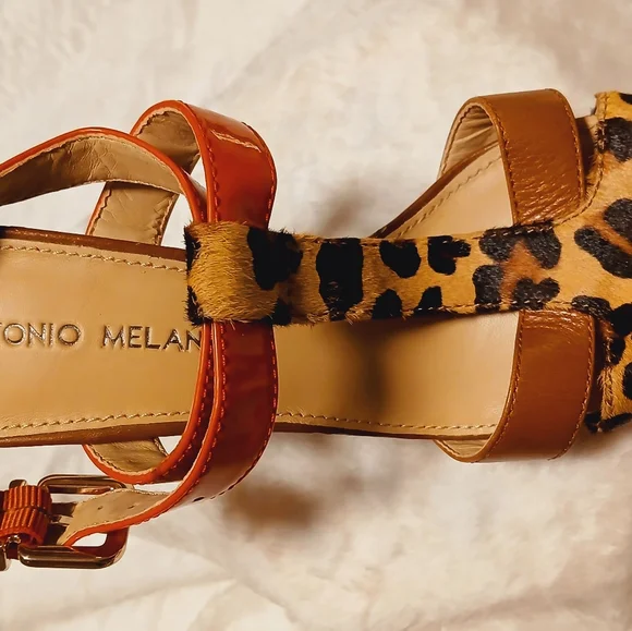 Antonio Melani Cheetah Size 7.5 Heels - Picture 6 of 6